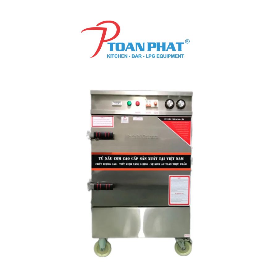 TỦ CƠM 6 KHAY DÙNG GAS ĐIỆN KẾT HỢP