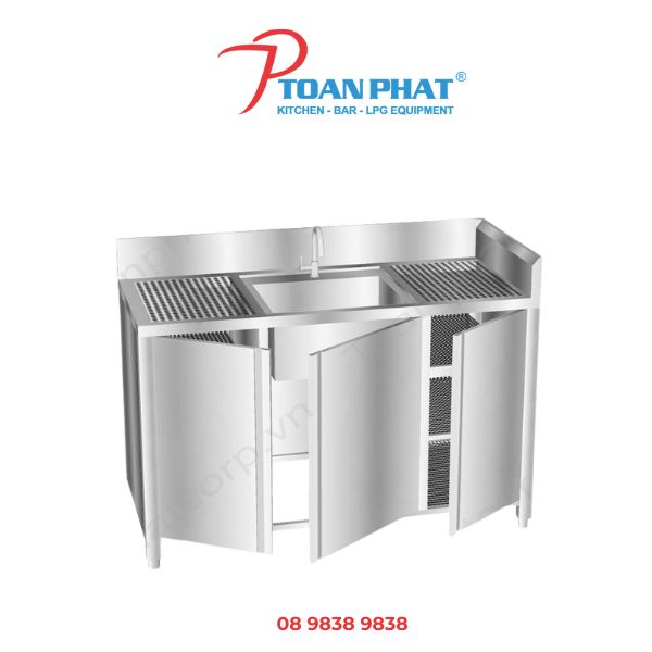 MODULE QUẦY PHA CHẾ CÓ CHẬU RỬA, KỆ ÚP LY CHÍNH HÃNG 100%