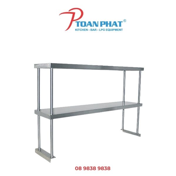 KỆ PHẲNG INOX ĐỂ BÀN HAI TẦNG