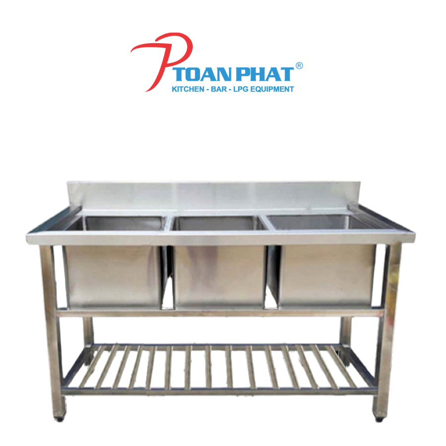 BỒN RỬA BA CÓ KỆ SONG