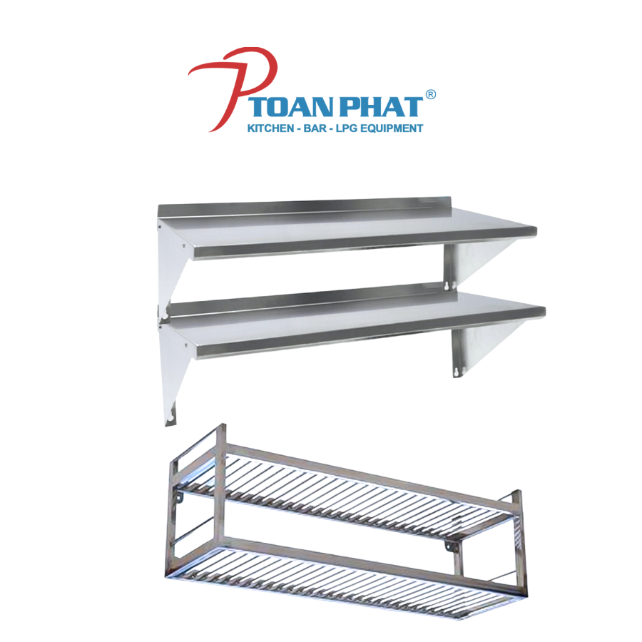 KỆ PHẲNG (SONG) 2 TẦNG TREO TƯỜNG