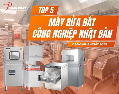 Top 5 máy rửa chén công nghiệp Nhật Bản giá tốt đáng mua nhất hiện tại