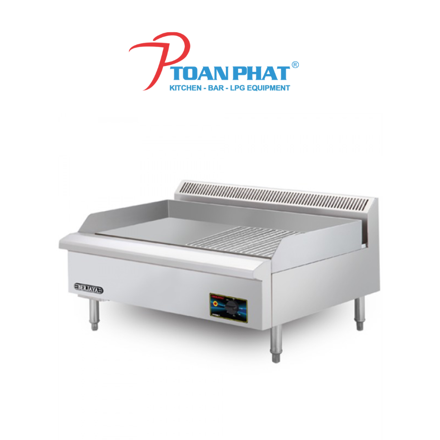 BẾP CHIÊN NỬA PHẲNG NỬA NHÁM DÙNG ĐIỆN BERJAYA EG5250HR