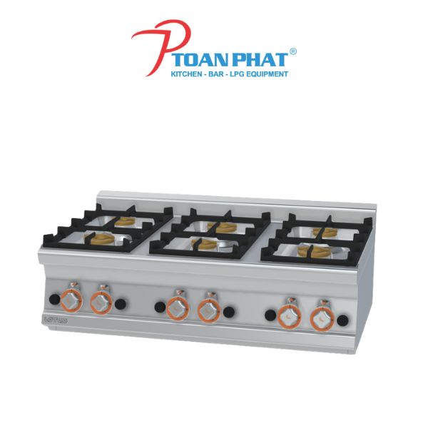 LOTUS BẾP ÂU 6 HỌNG ĐỐT MODEL PCT-610G