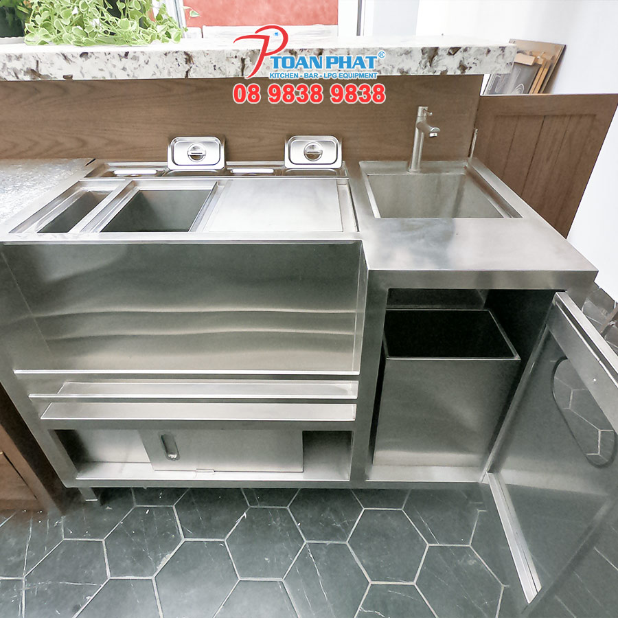 NHỮNG MẪU QUẦY PHA CHẾ INOX – BAR STATION CHUYÊN NGHIỆP