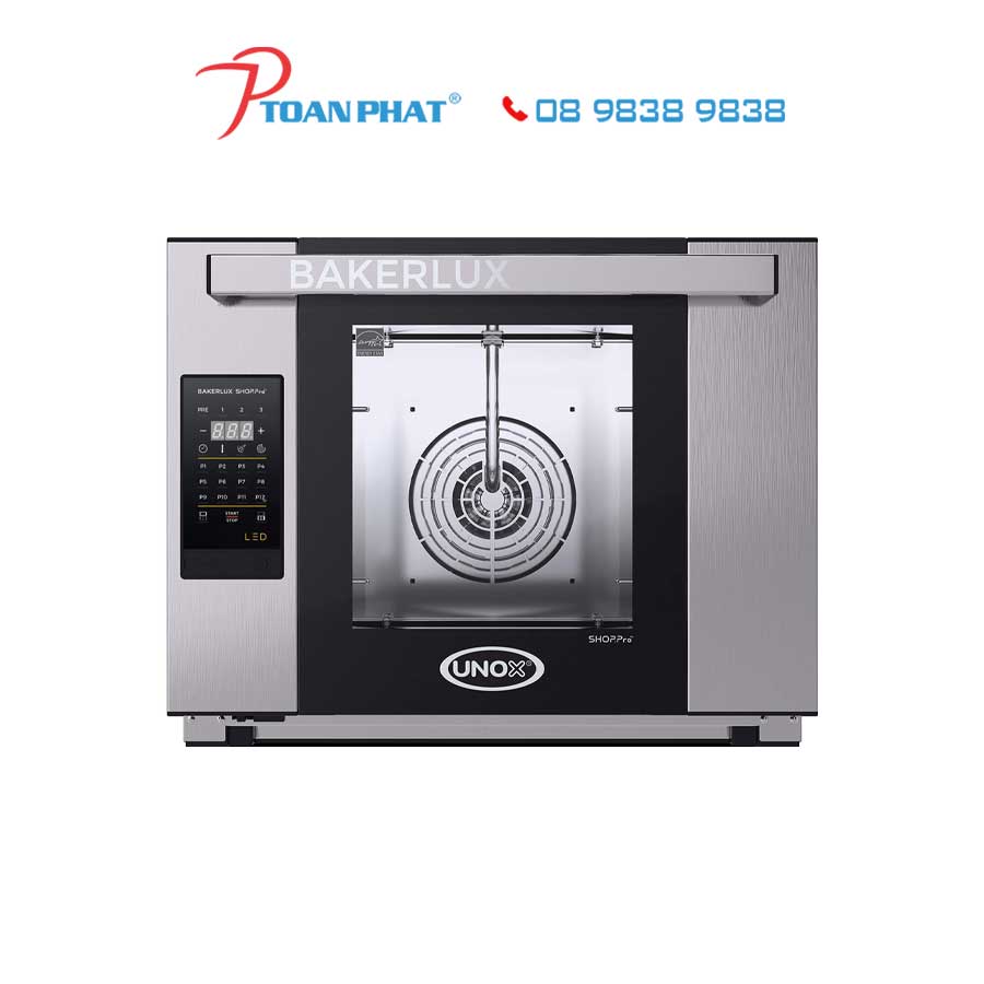 LÒ HẤP NƯỚNG ĐA NĂNG 4 KHAY 460 X 330 UNOX ARIANA BAKERLUX SHOP PRO LED