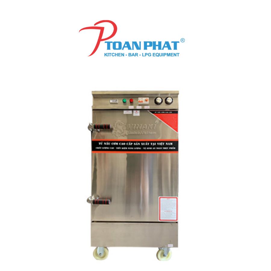 TỦ CƠM 10 KHAY DÙNG GAS ĐIỆN KẾT HỢP