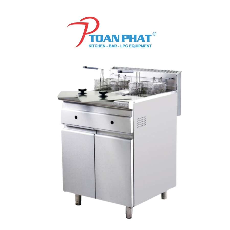 BẾP CHIÊN NHÚNG GAS ĐÔI BERJAYA FSGDF 11D