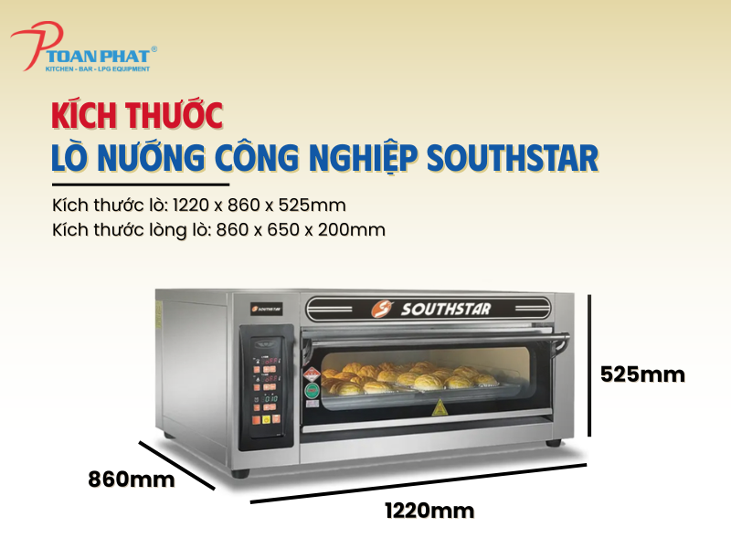 Các kích thước lò nướng tiêu chuẩn phổ biến mới nhất 2025