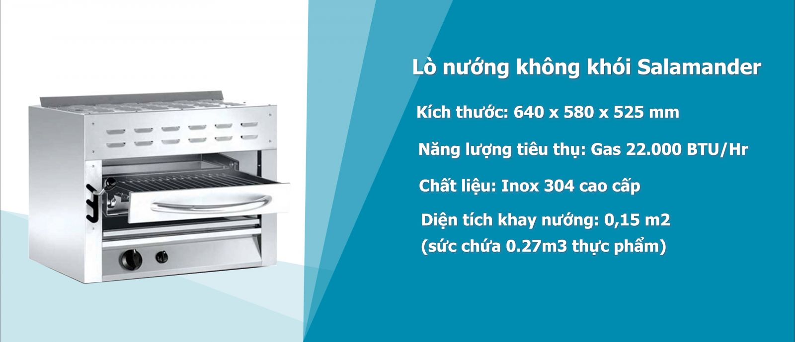 Hướng dẫn sử dụng và bảo quản lò nướng salamander