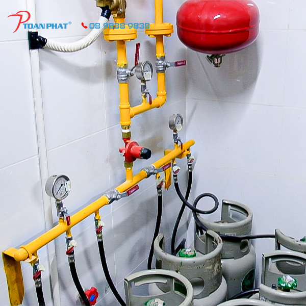HỆ THỐNG GAS CÔNG NGHIỆP 6 BÌNH