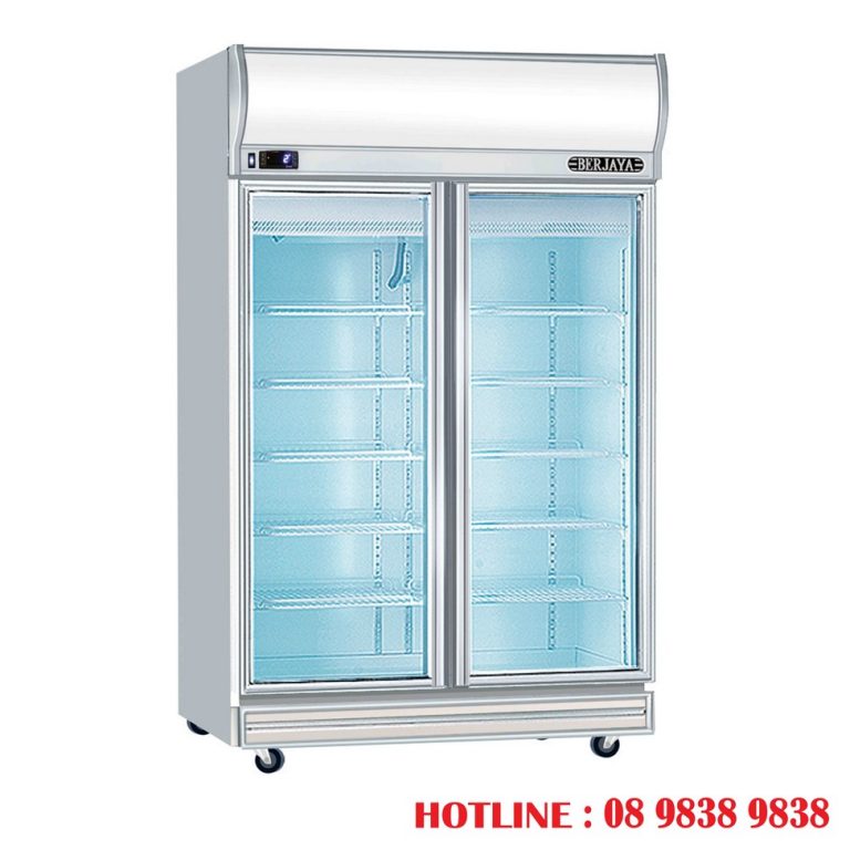 TỦ MÁT TRƯNG BÀY 2 CÁNH KIẾNG BERJAYA