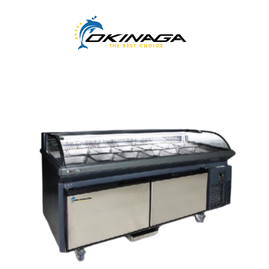 TỦ MÁT TRƯNG BÀY NẰM OKINAGA OK DC18C