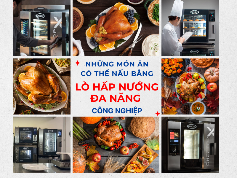 Top 20 món ngon có thể nấu bằng lò hấp nướng đa năng