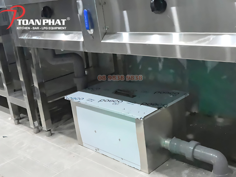 Cách lắp bể tách mỡ đúng quy trình kỹ thuật chi tiết từ A đến Z 1 Bể tách mỡ do Toàn Phát sản xuất