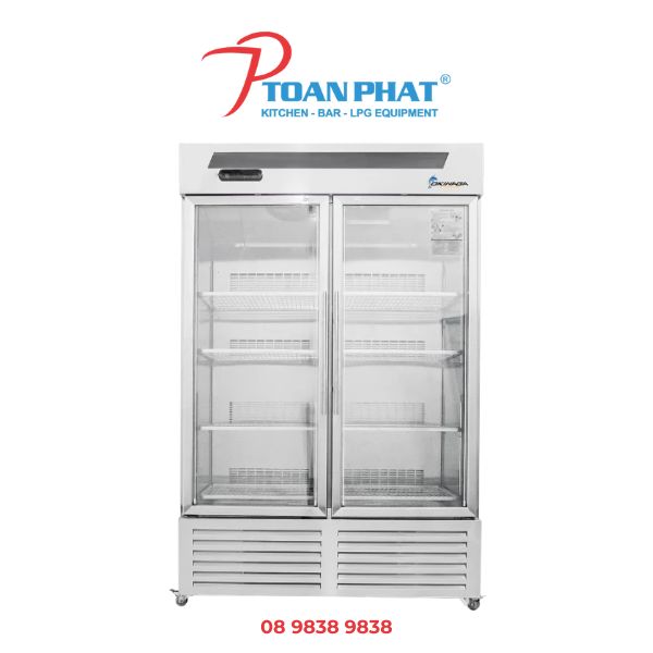 TỦ MÁT TRƯNG BÀY ĐỨNG 2 CÁNH KÍNH OKINAGA