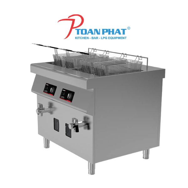 BẾP CHIÊN NHÚNG ĐIỆN LESTOV 4 RỔ CHIÊN 2*27L LT-ZLII-D108