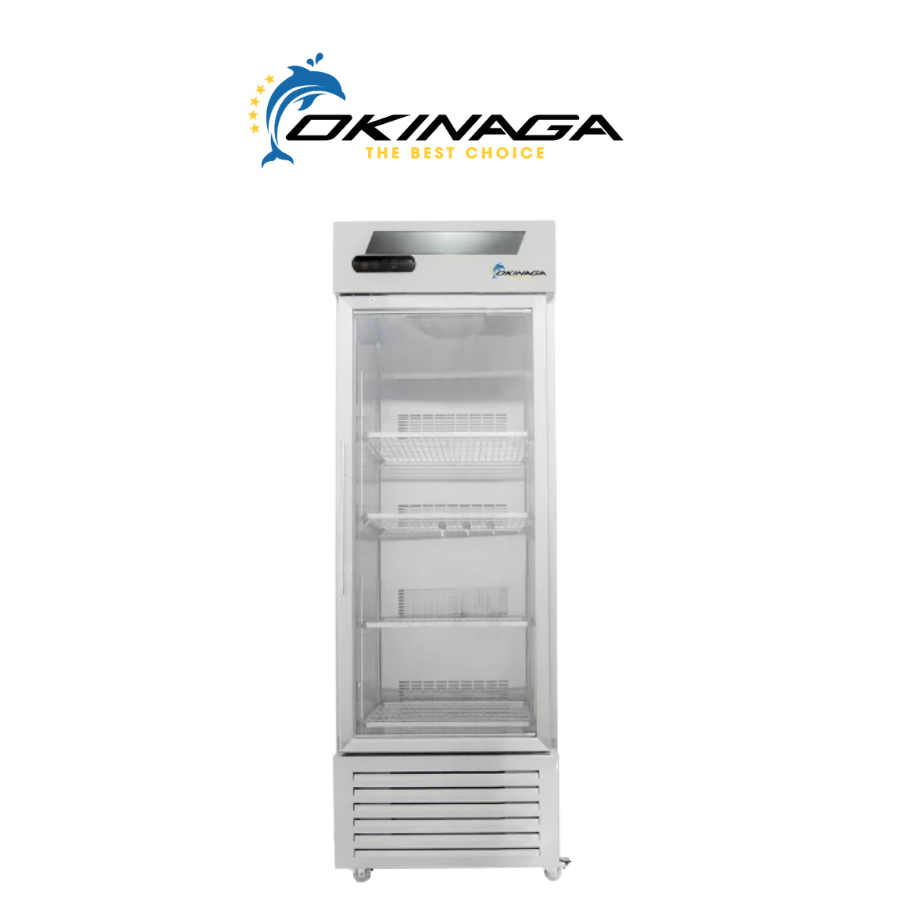 TỦ ĐÔNG TRƯNG BÀY ĐỨNG 1 CÁNH KÍNH OKINAGA