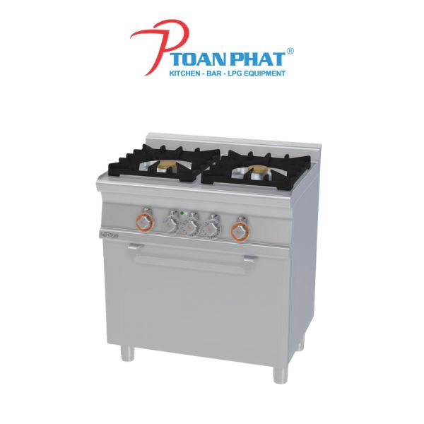 LOTUS BẾP ÂU 2 HỌNG KẾT HỢP LÒ NƯỚNG CỬA KÍNH MODEL CFM2-68GEM