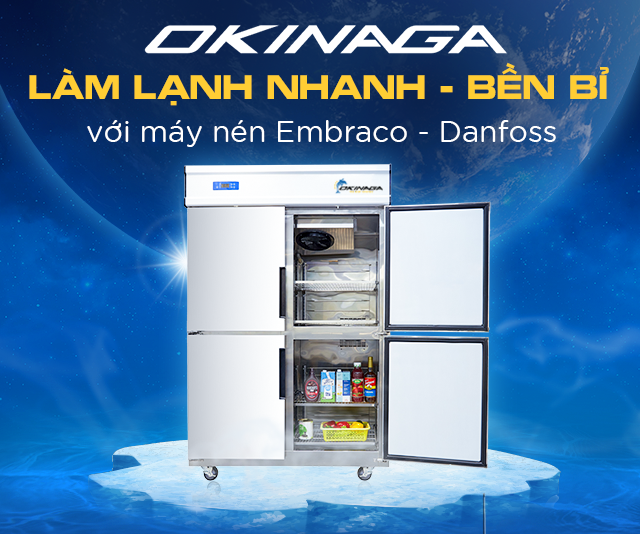 Tủ đông 4 cánh Okinaga