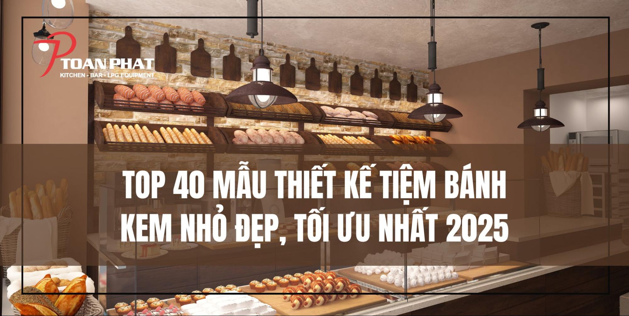 Top 40 mẫu thiết kế tiệm bánh kem nhỏ xinh, tối ưu nhất hiện tại