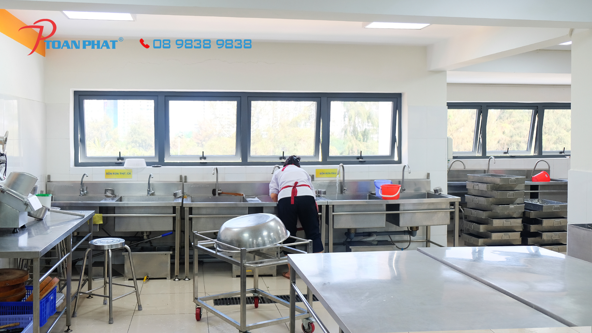 Toàn Phát - Chuyên thi công bếp trường mầm non