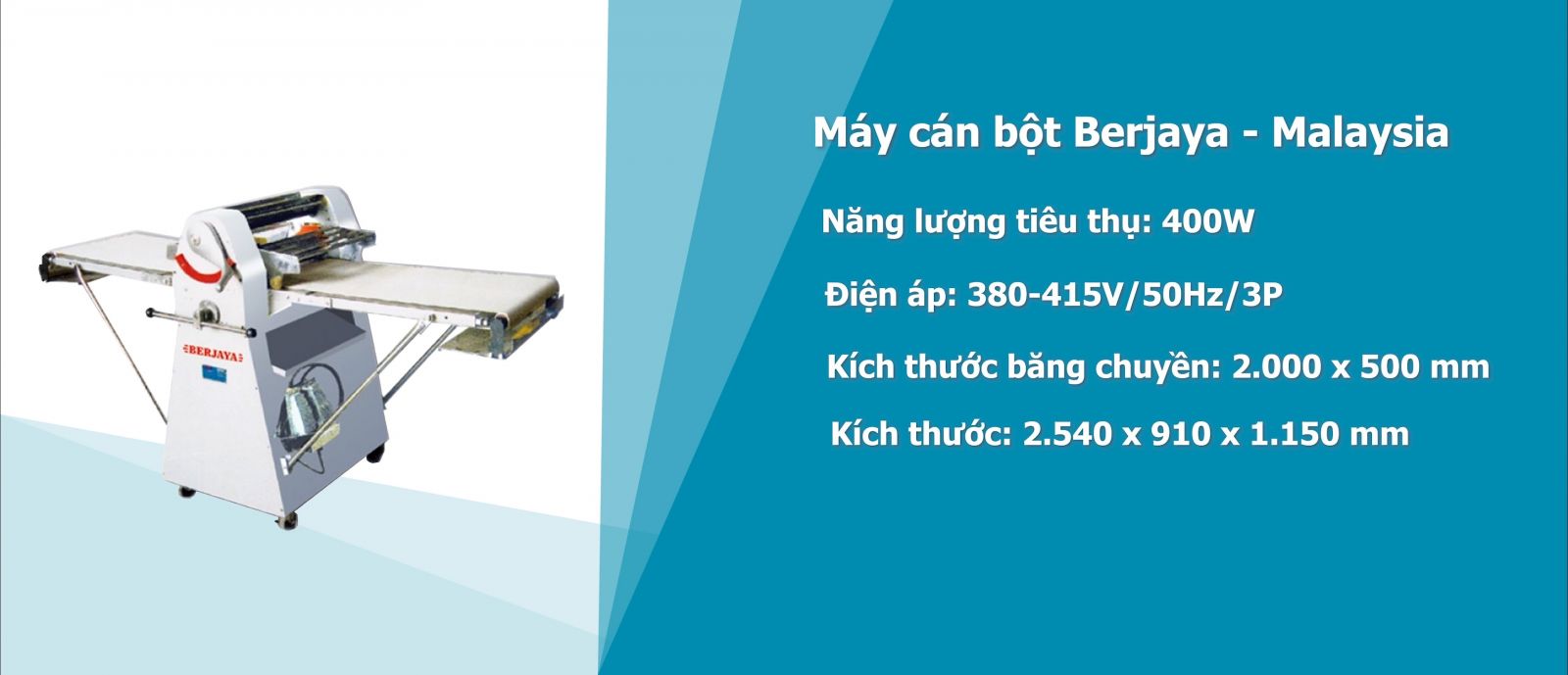 Hướng dẫn sử dụng máy cán bột băng chuyền berjaya