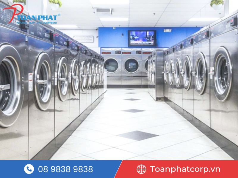 Máy giặt công nghiệp - thiết bị máy móc cần phải có khi kinh doanh tiệm giặt ủi