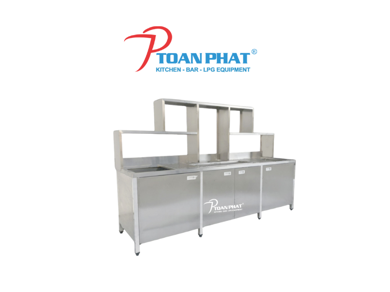 Quầy pha chế inox