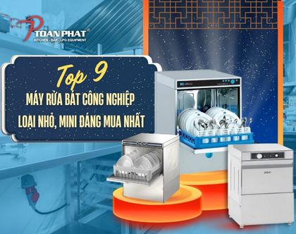 Top 9 máy rửa bát công nghiệp loại nhỏ, mini tốt nhất hiện nay
