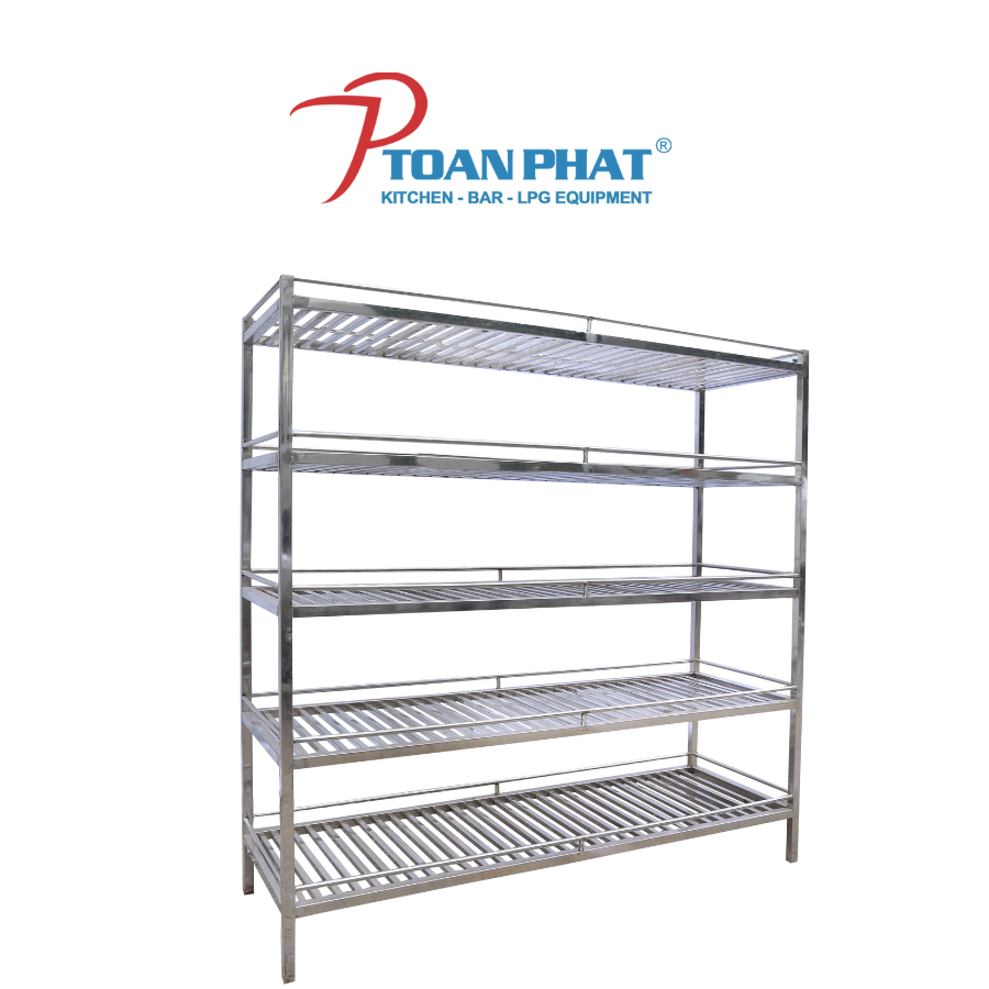 KỆ SONG INOX 5 TẦNG