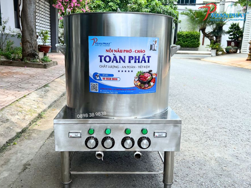 mở quán phở cần đầu tư nồi bao nhiêu lít