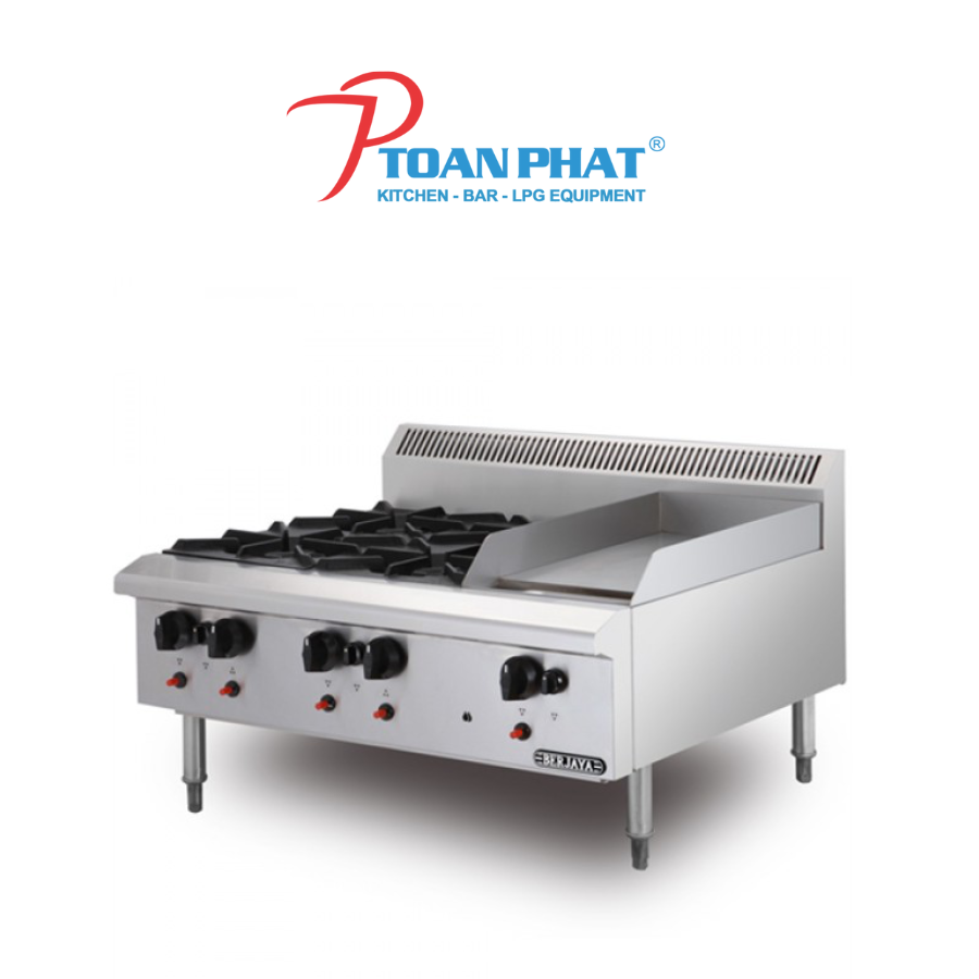 BẾP ÂU 4 HỌNG CÓ CHIÊN PHẲNG