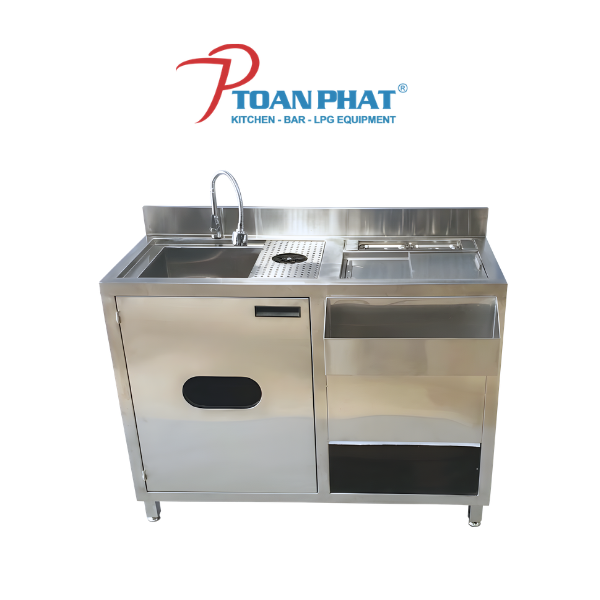 QUẦY PHA CHẾ INOX 1M2