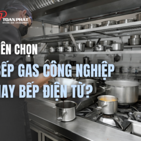 NÊN CHỌN BẾP GAS CÔNG NGHIỆP HAY BẾP ĐIỆN TỪ CÔNG NGHIỆP