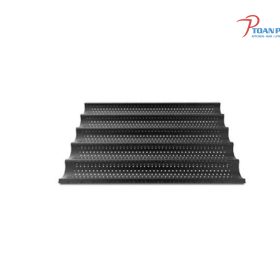KHAY NƯỚNG UNOX | FORO.BAGUETTE BLACK (PERFORATED ALUMINIUM TRAY)