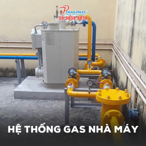 THI CÔNG HỆ THỐNG GAS NHÀ MÁY – TRƯỜNG HỌC