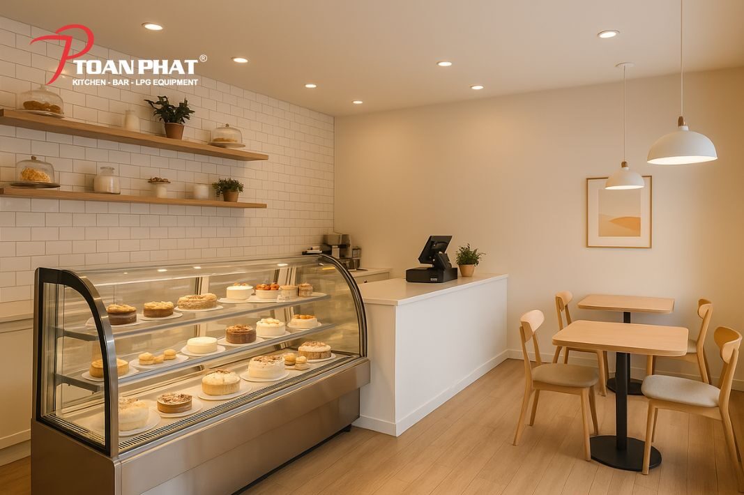 TOP 4 Máy trộn bột cho tiệm bánh nhỏ phù hợp chất lượng nhất 1 Tiem banh nho can phoi hop mau sac hai hoa he thong anh sang tot e1747811815313