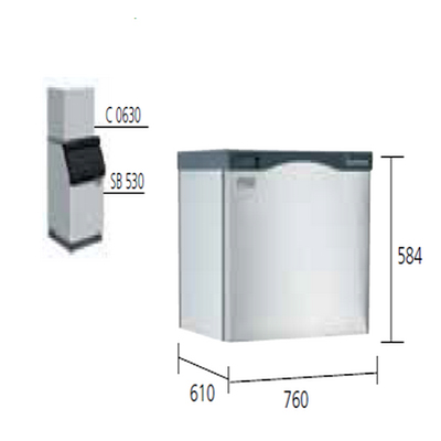 MÁY LÀM ĐÁ VIÊN PRODIGY SCOTMAN 223 KG/NGÀY