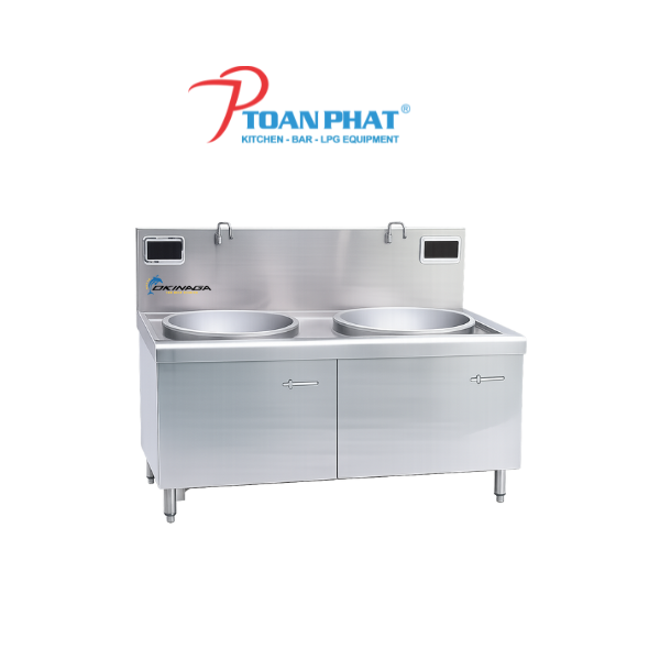 BẾP Á ĐIỆN TỪ ĐÔI LIỀN CHẢO OKINAGA 10, 12, 15kW