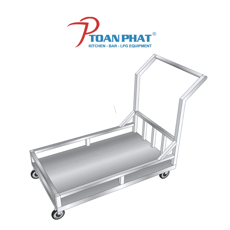 XE ĐẨY INOX 1 TẦNG