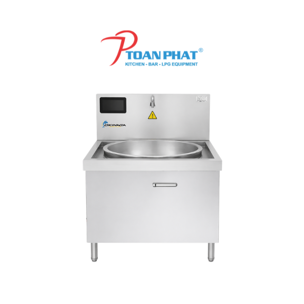 BẾP Á TỪ ĐƠN LIỀN CHẢO 10kW Okinaga