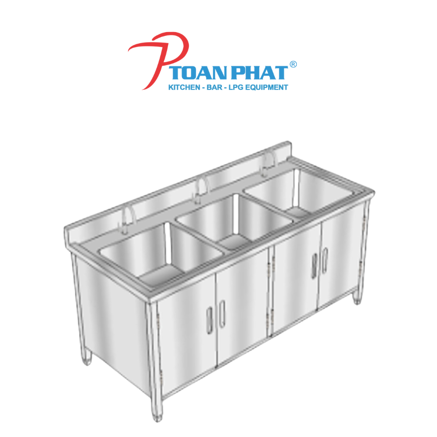 QUẦY CHẬU RỬA BA