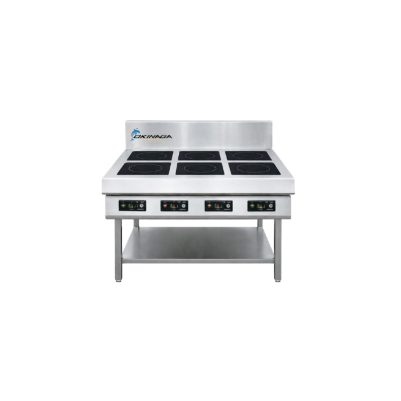 BẾP ÂU ĐIỆN TỪ 6 HỌNG CÓ GIÁ DƯỚI OKINAGA