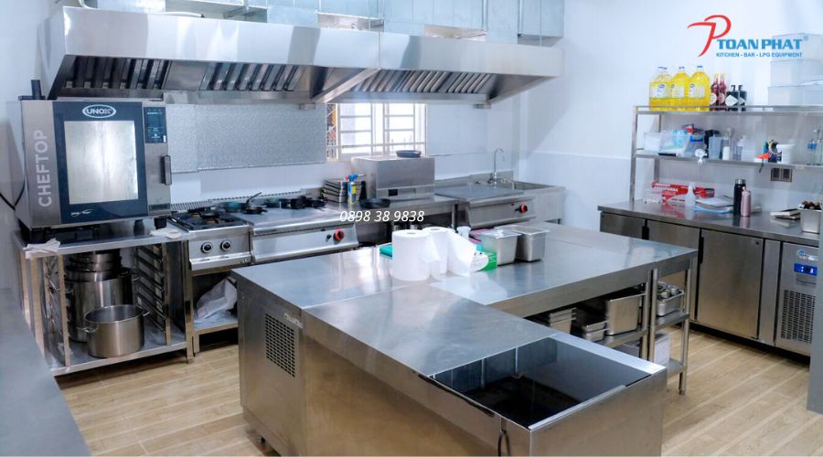 5 mô hình thiết kế bếp nhà hàng bình dân hiệu quả nhất 1 Bếp nhà hàng bình dân
