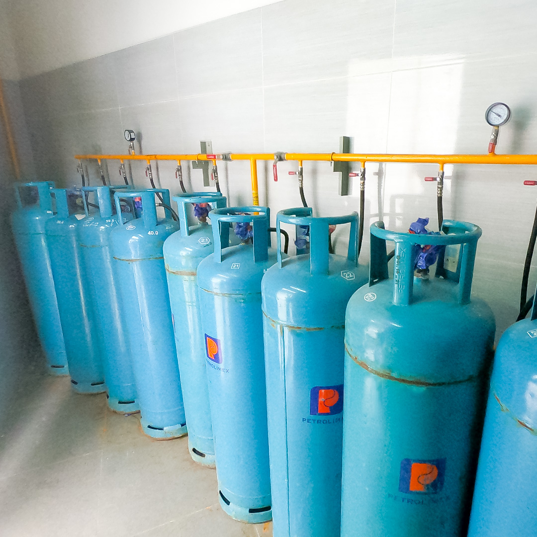 HỆ THỐNG GAS CÔNG NGHIỆP 16 BÌNH