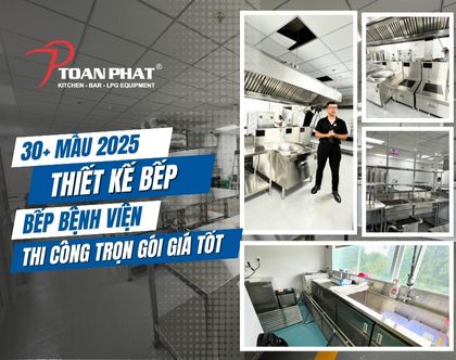 30+ Mẫu thiết kế bếp ăn bệnh viện 2025 – Tư vấn chi tiết từ A đến Z