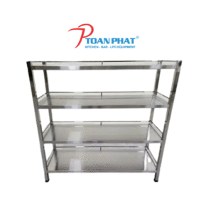 Kệ inox 4 tầng cao cấp, đa dạng mẫu mã kích thước | Giá tốt