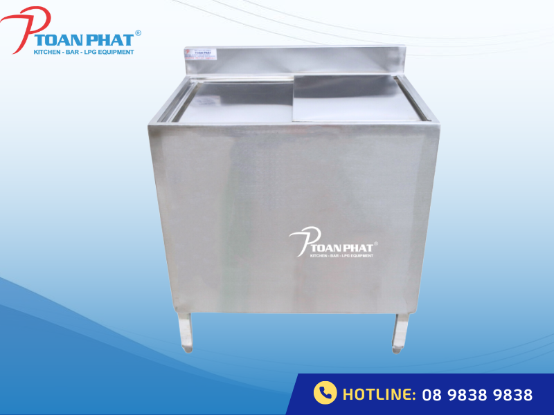 Thùng đá inox có chân
