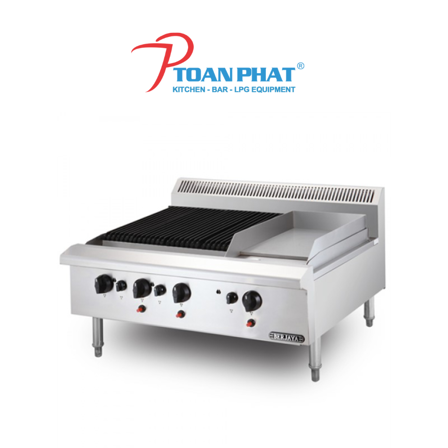 BẾP NƯỚNG CÓ CHIÊN PHẲNG BERJAYA CB3BGG1B
